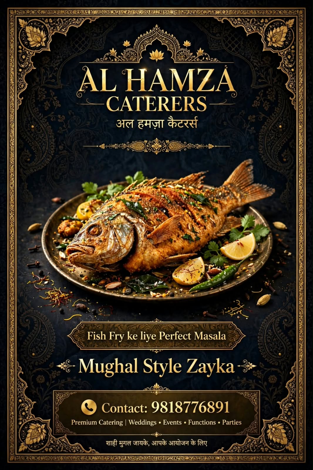 Mughal-style fish fry by Al-Hamza Caterers
